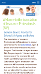 Mobile Screenshot of aip-benefits.org