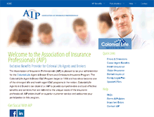 Tablet Screenshot of aip-benefits.org